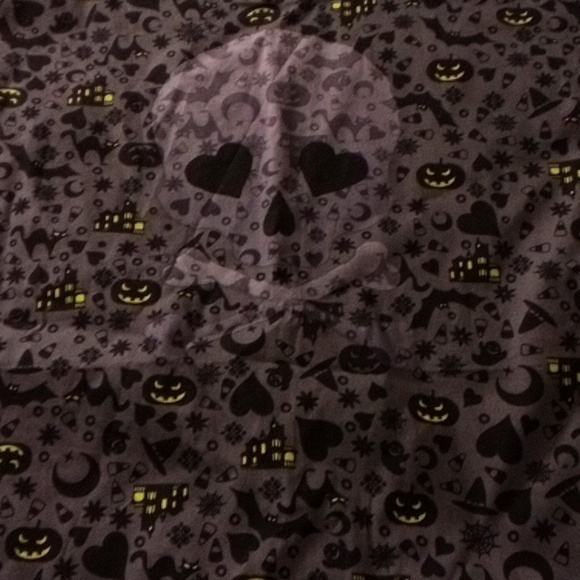 DICKIES HALLOWEEN GLOWING BAT SCRUB TOP SIZE X-SMALL - Picture 8 of 9